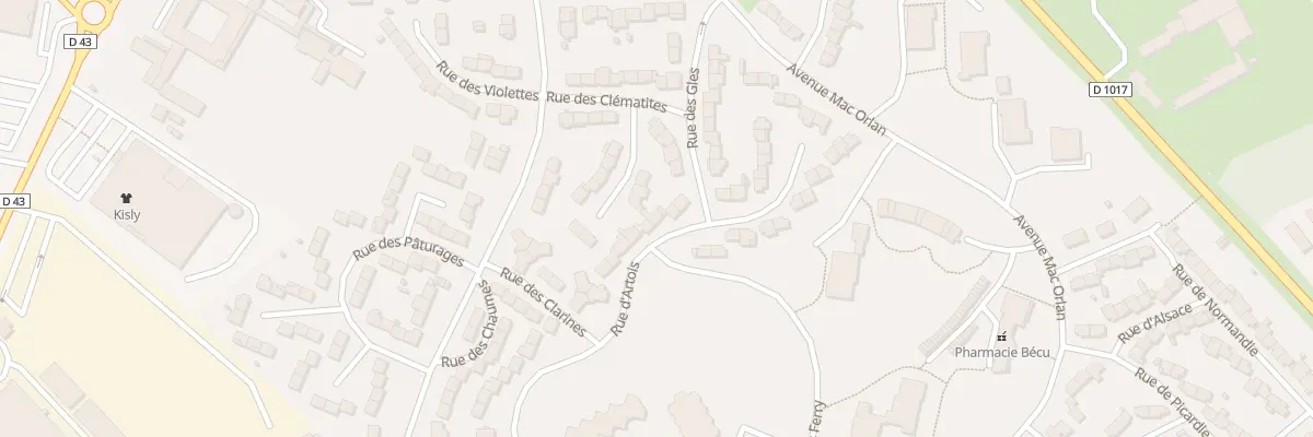 Plan du 37 Rue d’Artois à Péronne