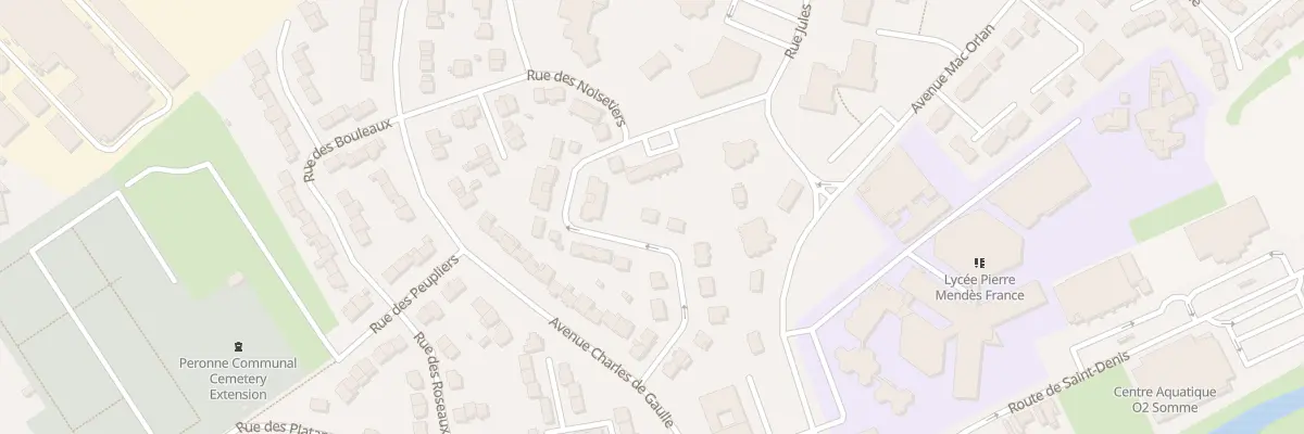 Plan du 16 Rue d’Altena à Péronne