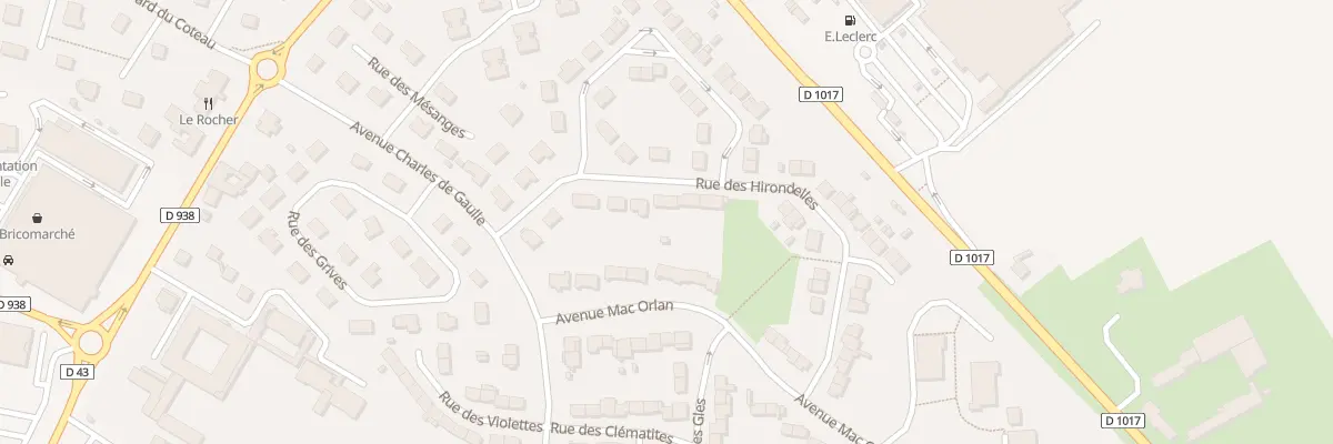 Plan du 8 Rue des HIRONDELLES à Péronne