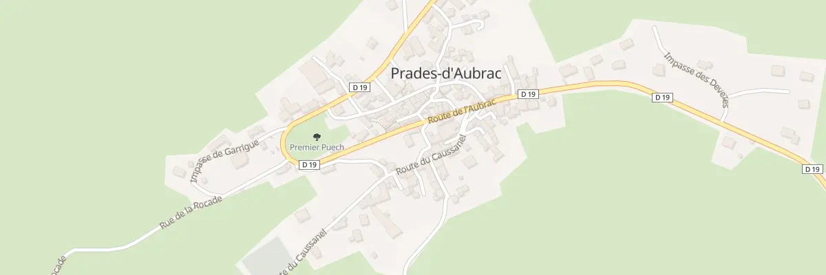 Plan du 39 Rue de la Mairie à Prades-d’Aubrac