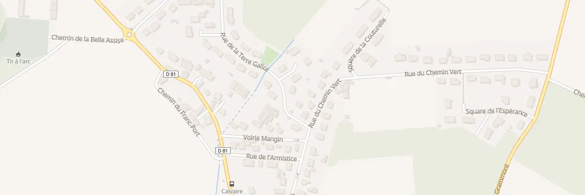 Plan du 2 Rue de la Terre Galice à Rethondes