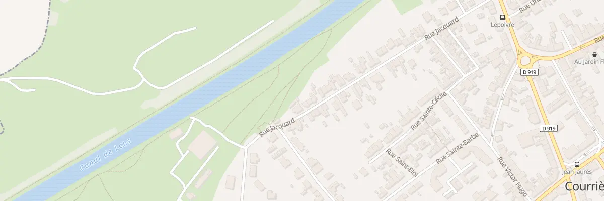 Plan du 60 Rue Jacquard à Courrières