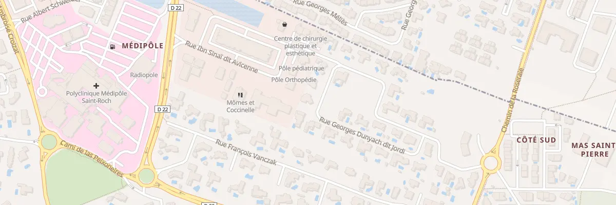 Plan du 32 Rue Georges Dunyach à Cabestany