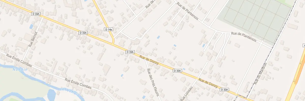Plan du 121 Rue de Donzy à Cosne-Cours-sur-Loire