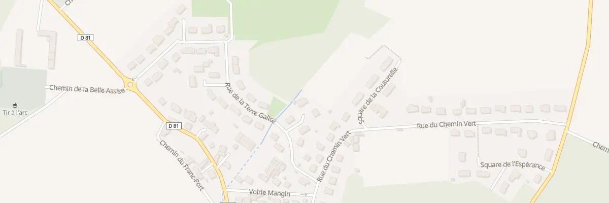 Plan du 8 Rue de la Terre Galice à Rethondes