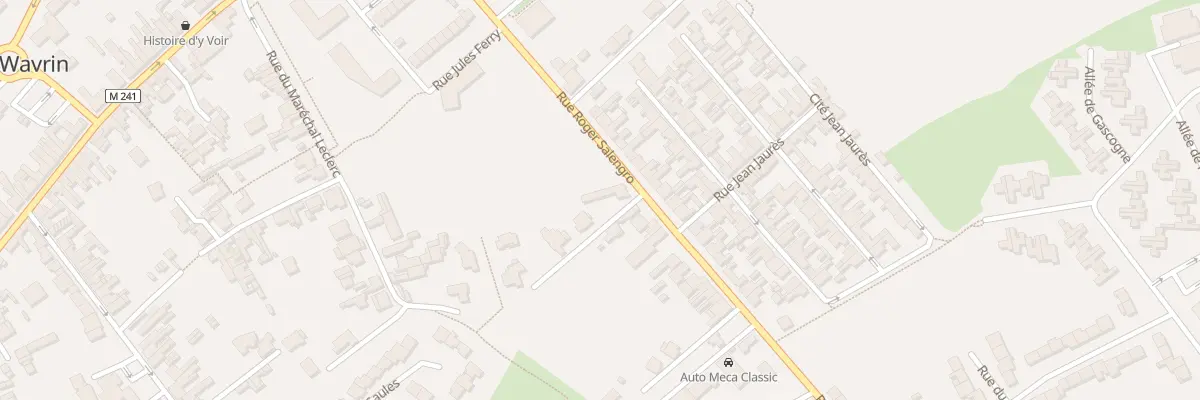 Plan du 2 Rue Roger Salengro à Wavrin