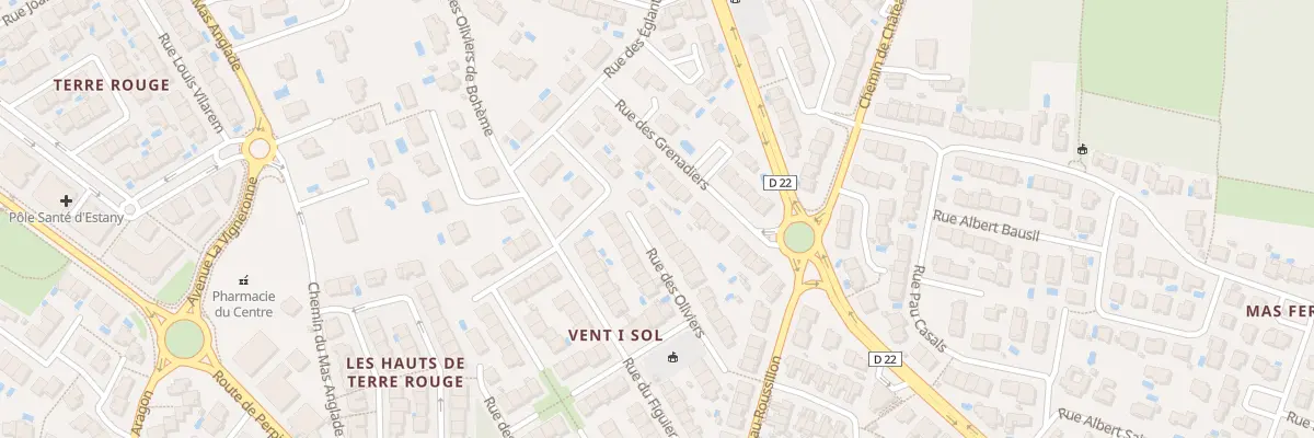 Plan du 29 Rue des Oliviers à Cabestany