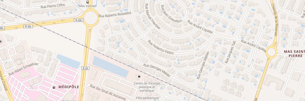 Plan du 33 Rue Federico Fellini à Perpignan