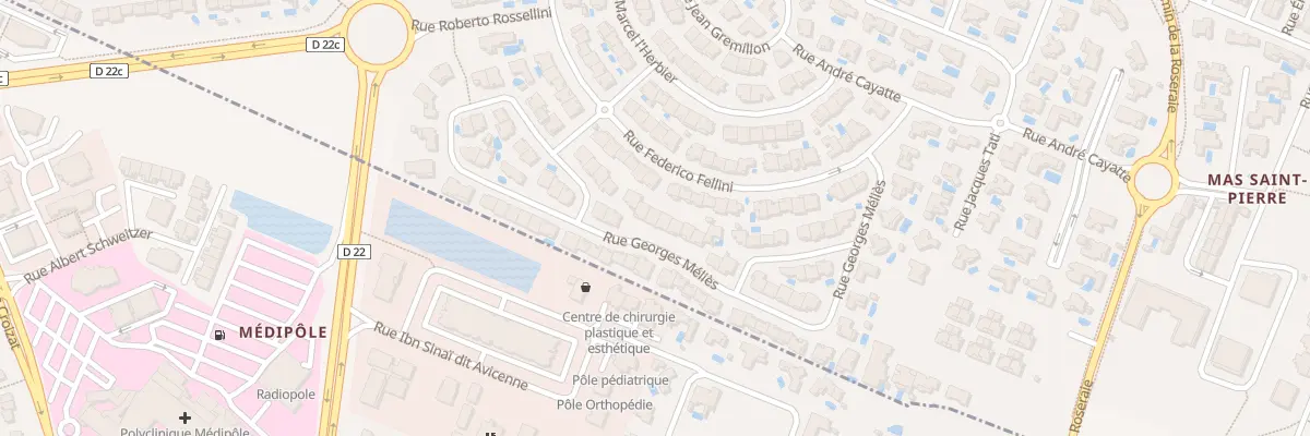 Plan du 33 Rue Georges Méliès à Perpignan