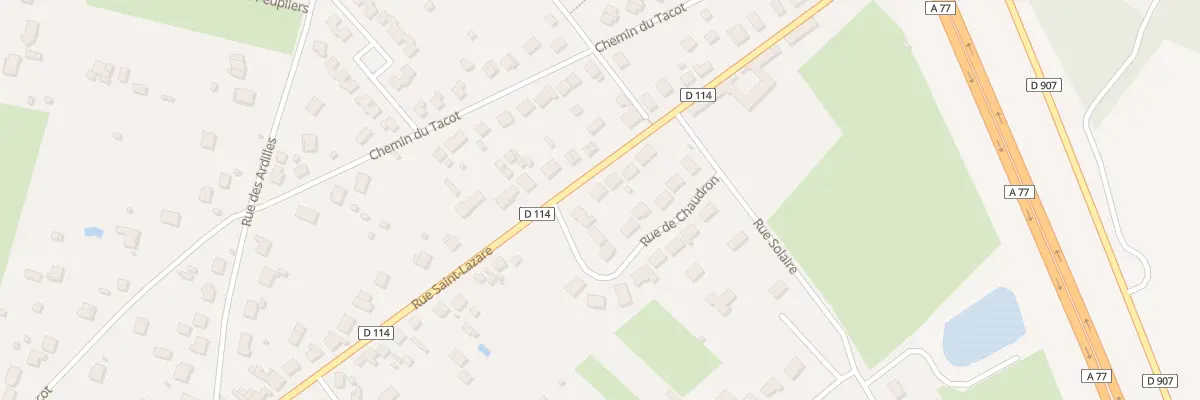 Plan du 82 Rue St Lazare à Cosne-Cours-sur-Loire