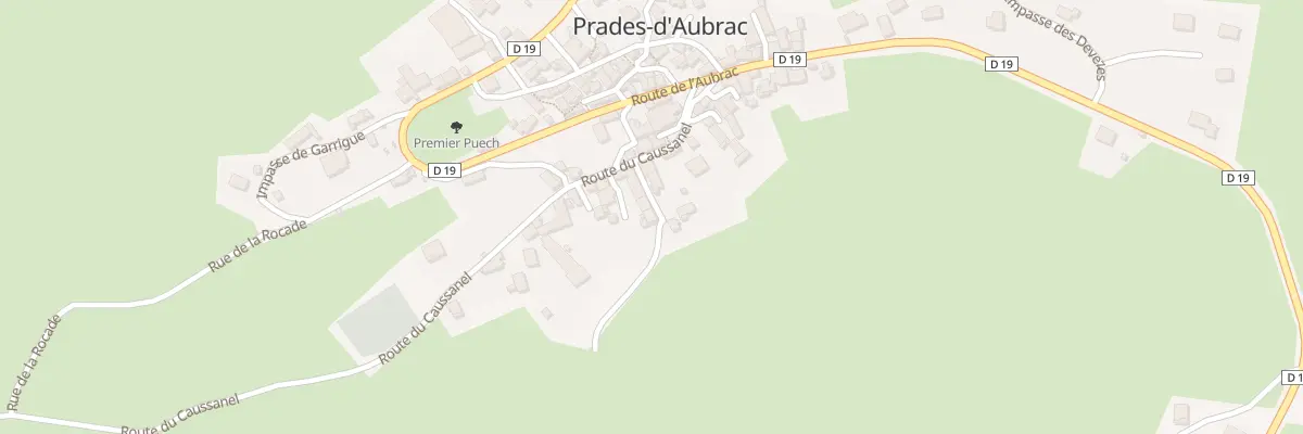 Plan du 5028 Prades à Prades-d’Aubrac