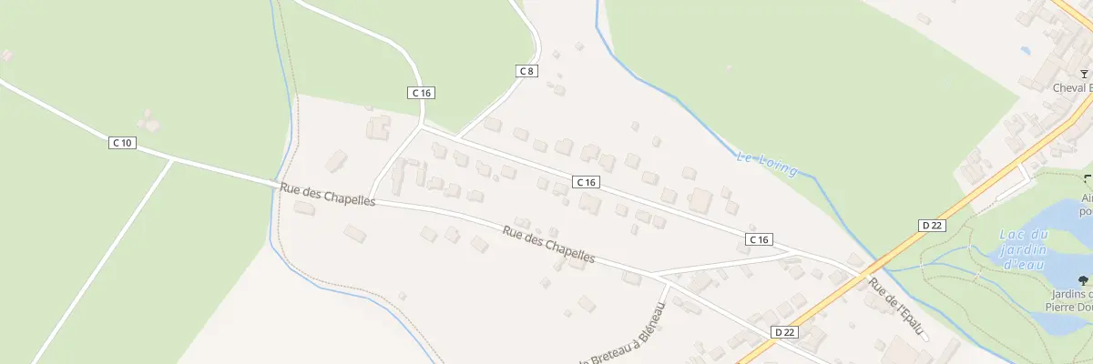 Plan du 401 Champs des Chapelles à Bléneau