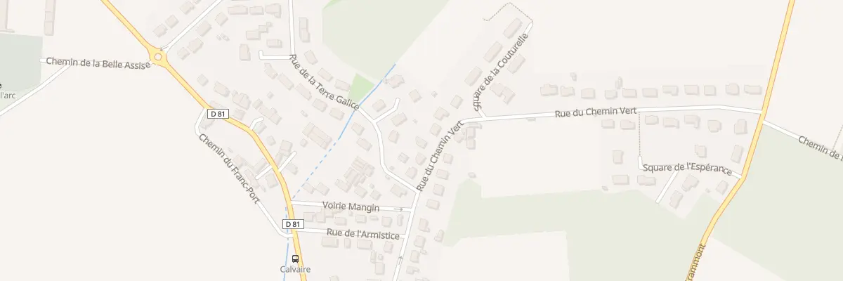 Plan du 5 Rue du Chemin Vert à Rethondes