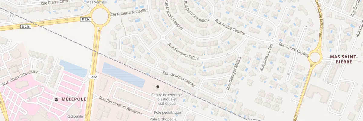 Plan du 29 Rue Federico Fellini à Perpignan