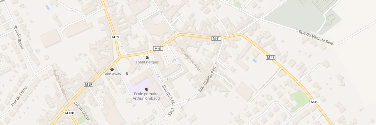 Plan du 5 Rue Léon Gambetta à Annœullin