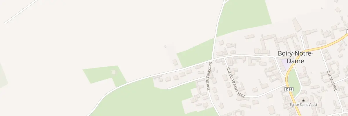 Plan du 12 Rte d’Arras à Boiry-Notre-Dame
