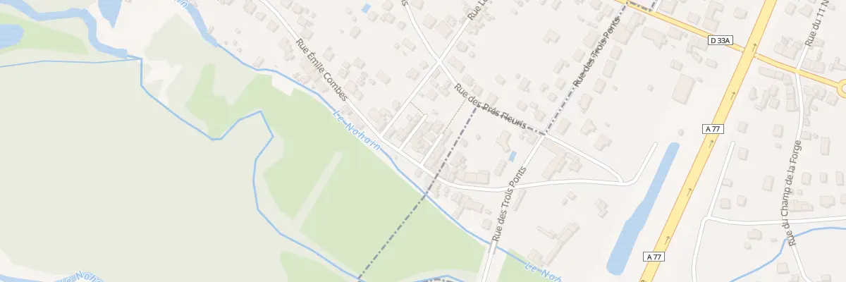 Plan du 3A Rue des Rivières Saint-Jacques à Cosne-Cours-sur-Loire