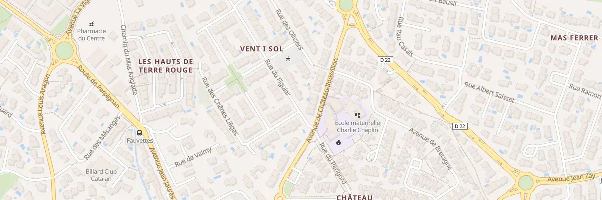 Plan du 1 Rue du Figuier à Cabestany