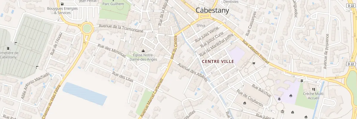 Plan du 5 Av des Albéres à Cabestany
