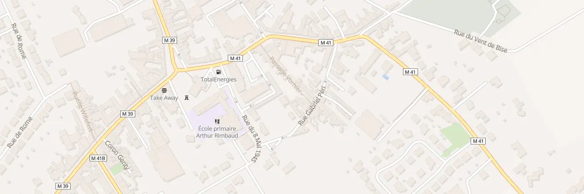 Plan du 14 Rue Gabriel Péri à Annœullin