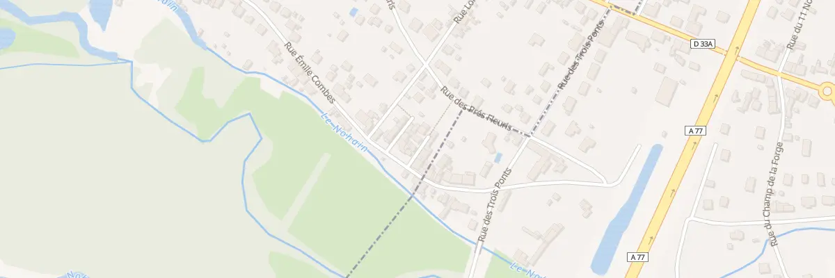 Plan du 3 Rue des Rivières Saint-Jacques à Cosne-Cours-sur-Loire