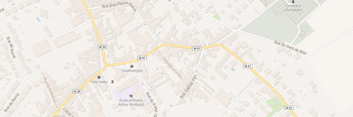 Plan du 12T Rue Léon Gambetta à Annœullin