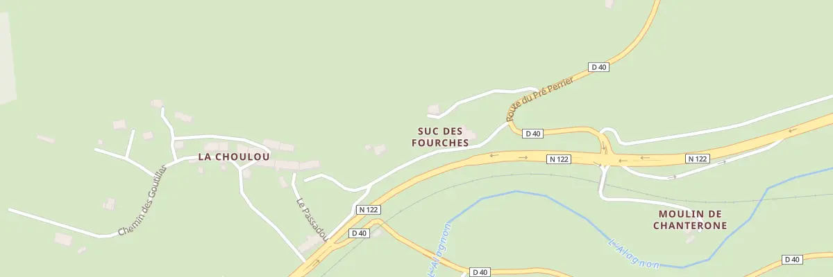 Plan du 4 Suc des Fourches à Neussargues-Moissac