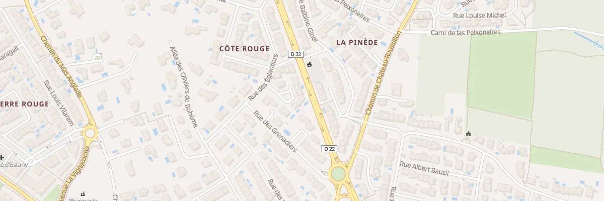 Plan du 9 Cour Martin Vives à Cabestany