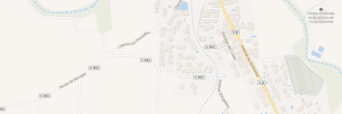 Plan du 5273F Le Village à Cruzy