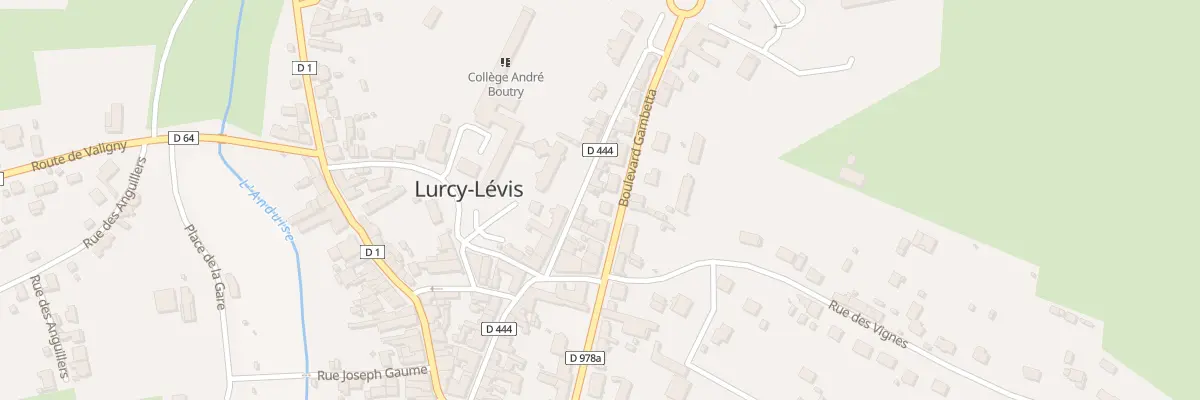 Plan du 12 Bd Gambetta à Lurcy-Lévis