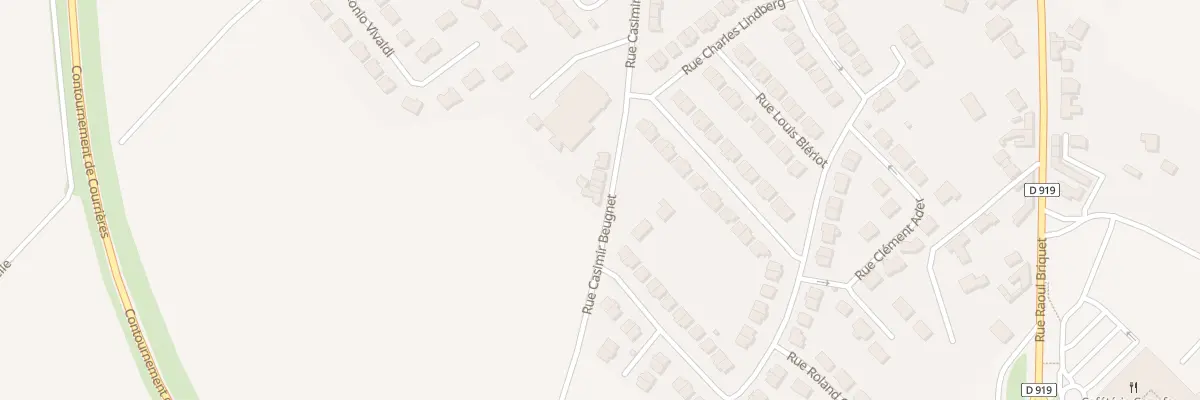 Plan du 74 Rue Casimir Beugnet à Courrières