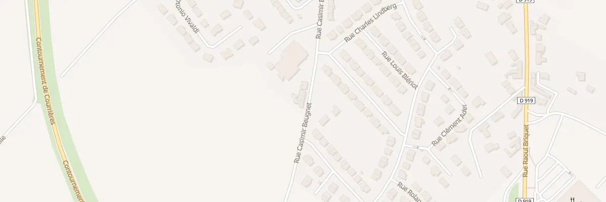 Plan du 72 Rue Casimir Beugnet à Courrières