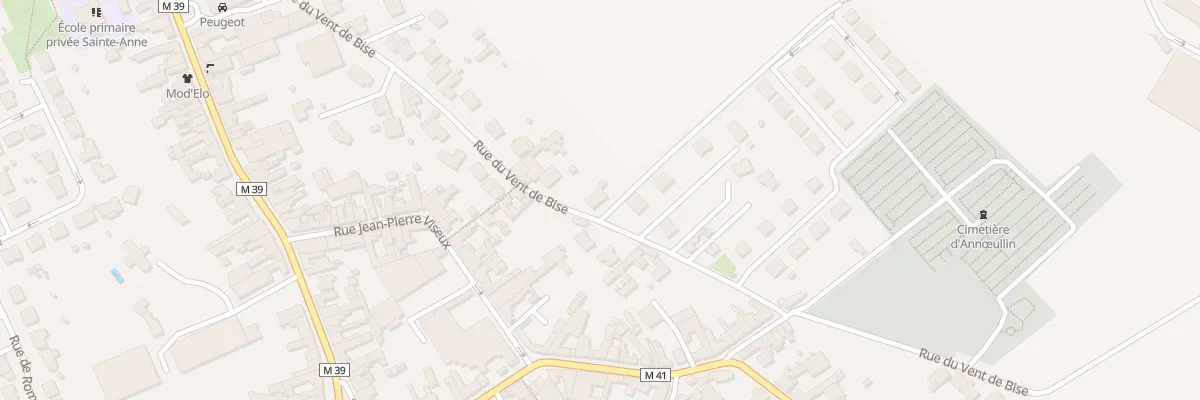 Plan du 555 Rue du Vent de Bise à Annœullin