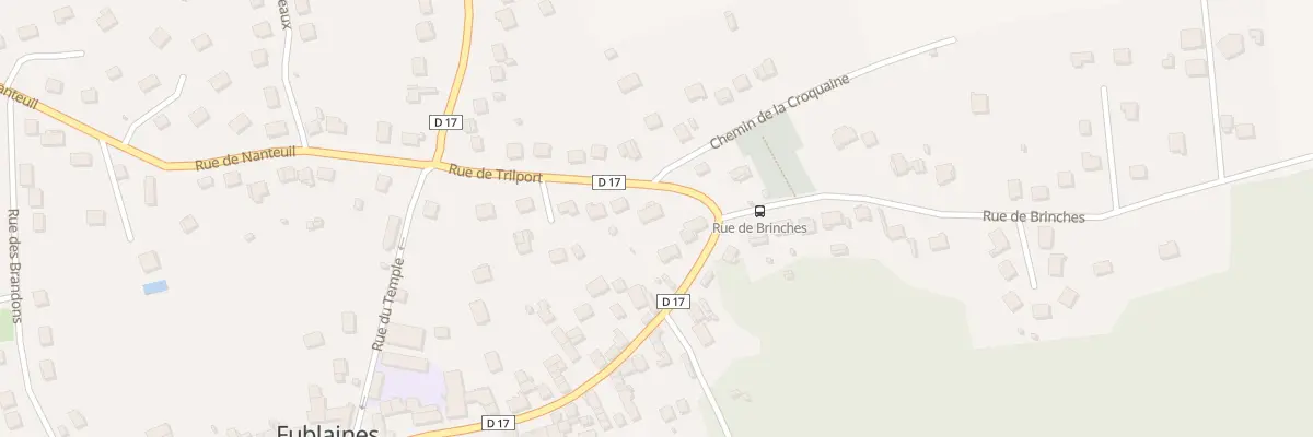 Plan du 1 Rue de Trilport à Fublaines