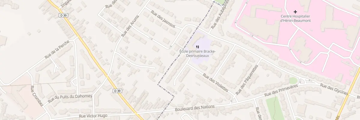 Plan du 18 Rue des Capucines à Hénin-Beaumont