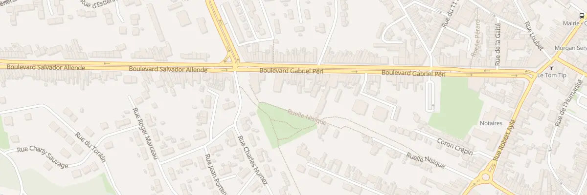 Plan du 381 Bd Gabriel Péri à Hénin-Beaumont