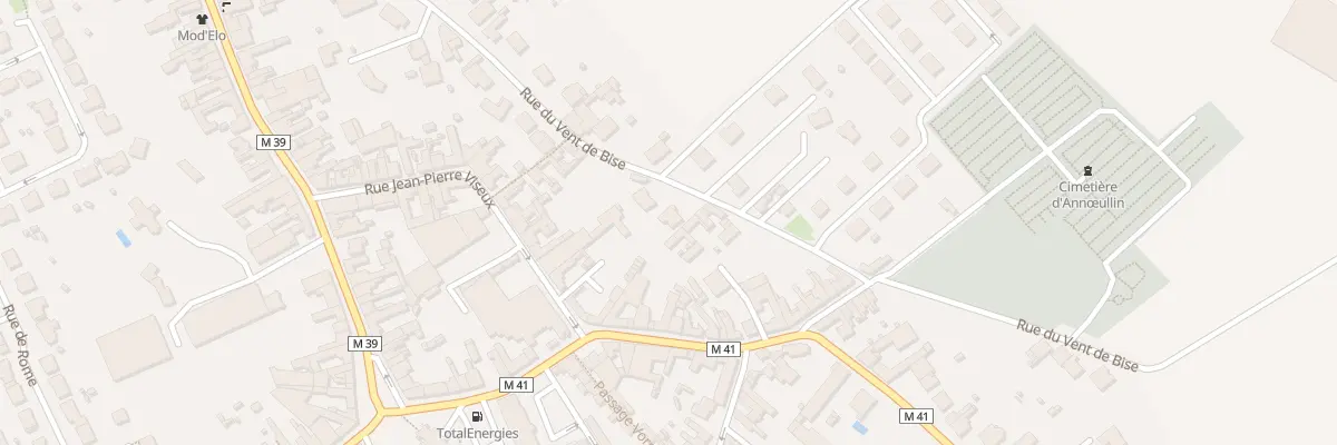 Plan du 600 Rue du Vent de Bise à Annœullin