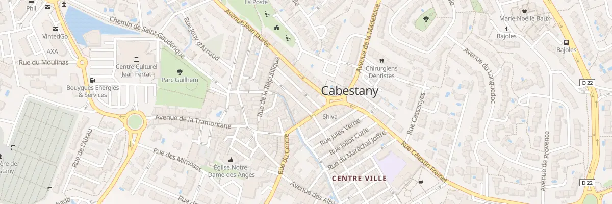 Plan du 12 Rue Alsace Lorraine à Cabestany