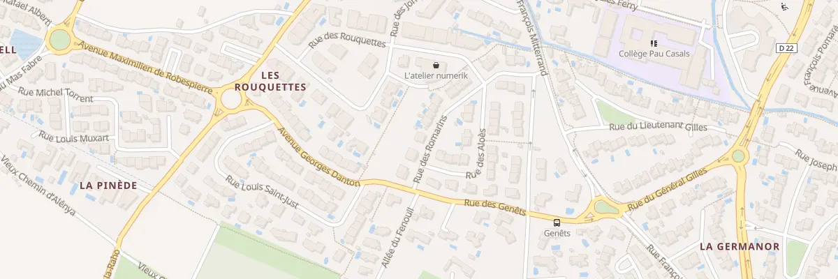 Plan du 24 Rue des Romarins à Cabestany