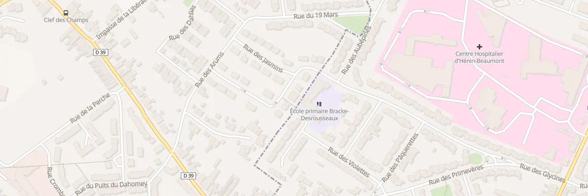 Plan du 20 Rue des Lilas à Montigny-en-Gohelle