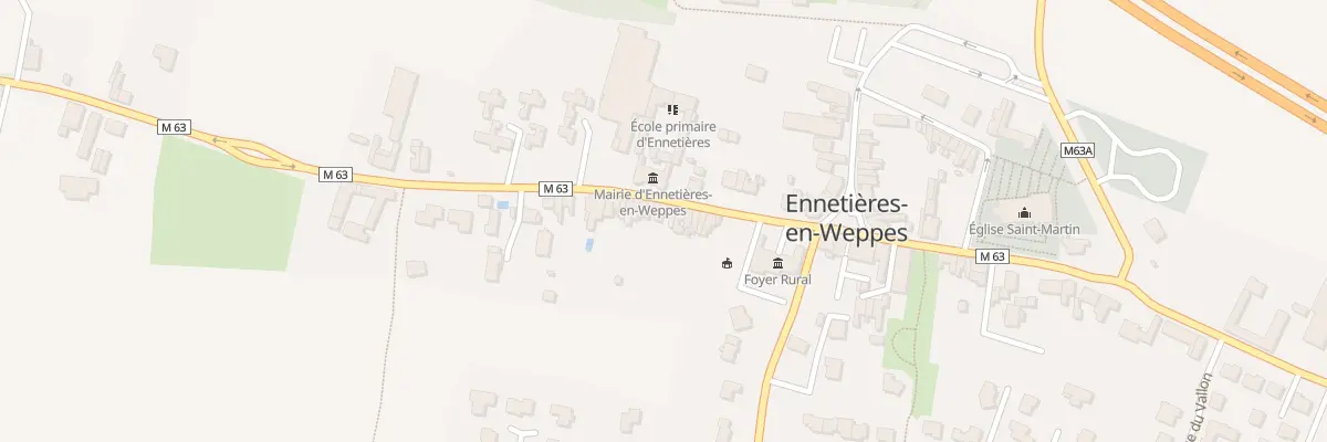 Plan du 55 Rue du Bourg à Ennetières-en-Weppes