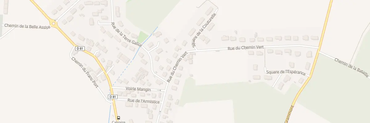Plan du 192 Le Village à Rethondes