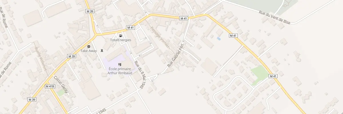 Plan du 12 Rue Gabriel Péri à Annœullin