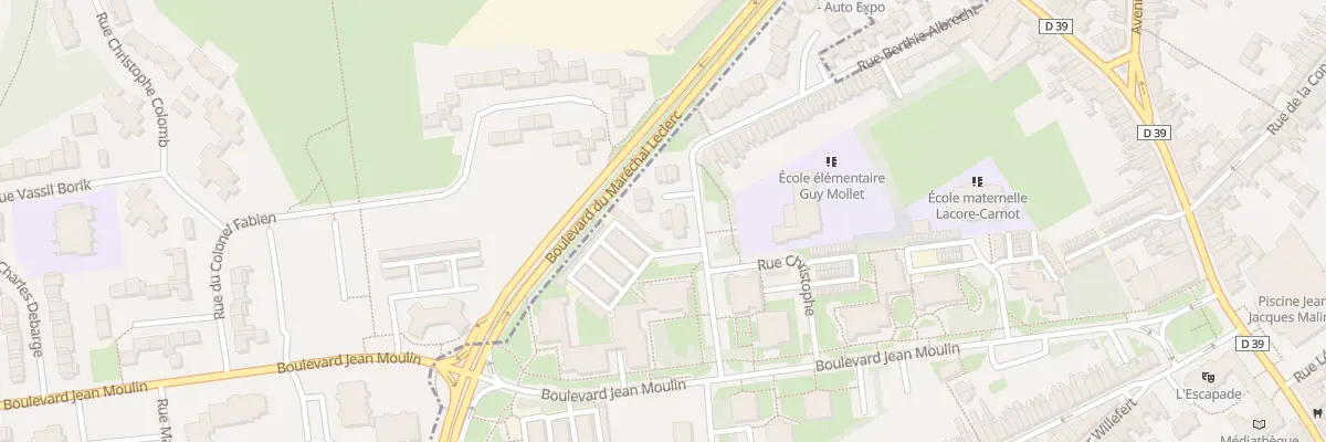 Plan du 278 Rue Berthie Albrecht à Hénin-Beaumont