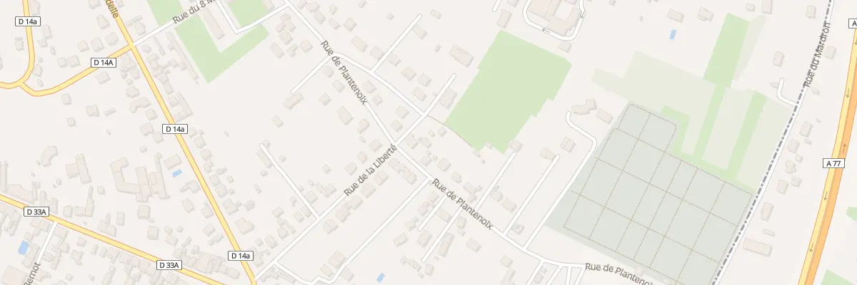 Plan du 33 Rue de Plantenoix à Cosne-Cours-sur-Loire