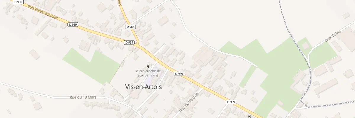 Plan du 47 Rue Andre Mercier à Vis-en-Artois