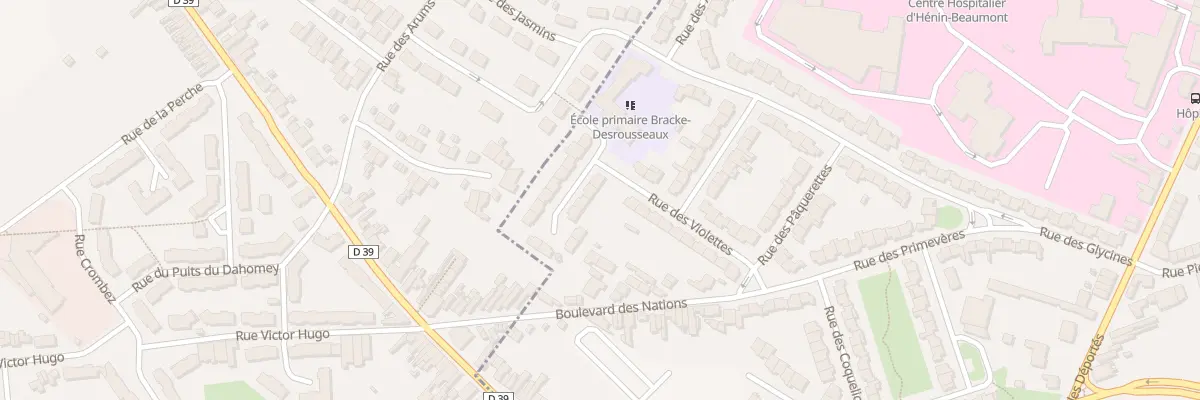 Plan du 37 Rue des Capucines à Hénin-Beaumont