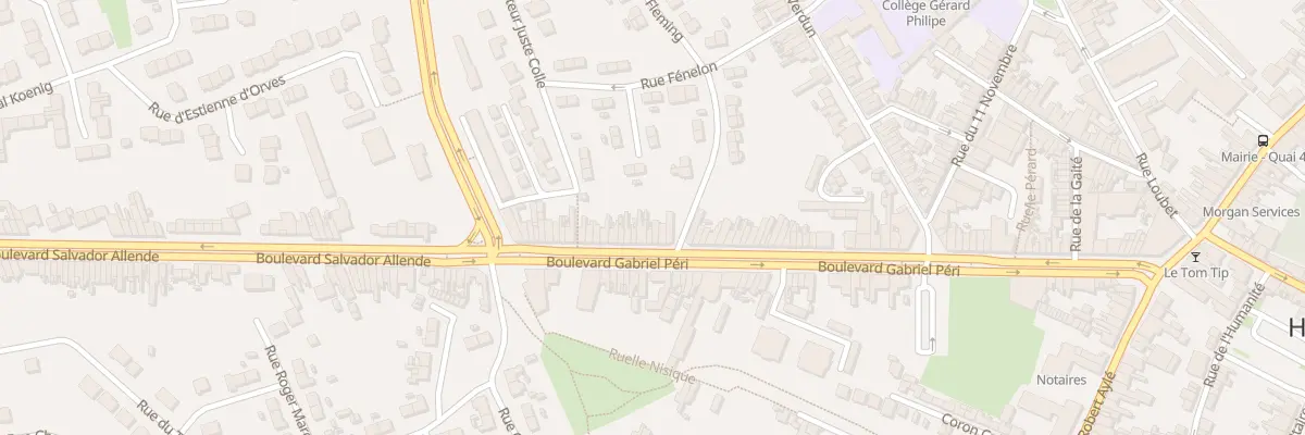 Plan du 358 Bd Gabriel Péri à Hénin-Beaumont