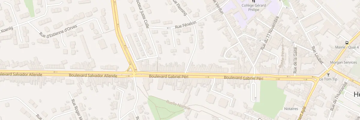 Plan du 354 Bd Gabriel Péri à Hénin-Beaumont