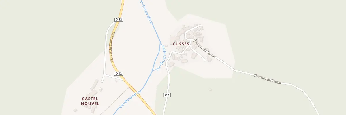 Plan du 5248 Cusses à Brusque